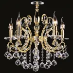 Подвесная люстра Osgona Elegante 708052 Цвет арматуры золото Цвет плафонов прозрачный от ImperiumLoft