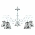 Подвесная люстра Lamp4You Classic 5 E3-05-WM-LMP-O-8 Цвет плафонов белый от ImperiumLoft