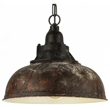 Подвесной светильник Eglo ПРОМО Grantham 1 49819 Цвет плафонов коричневый Цвет арматуры черный