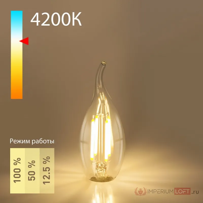 Лампа светодиодная Elektrostandard Dimmable F E14 5Вт 4200K BLE1424 от ImperiumLoft