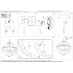 Подвесная люстра Ideal Lux World WORLD SP4 BRUNITO Цвет плафонов коричневый