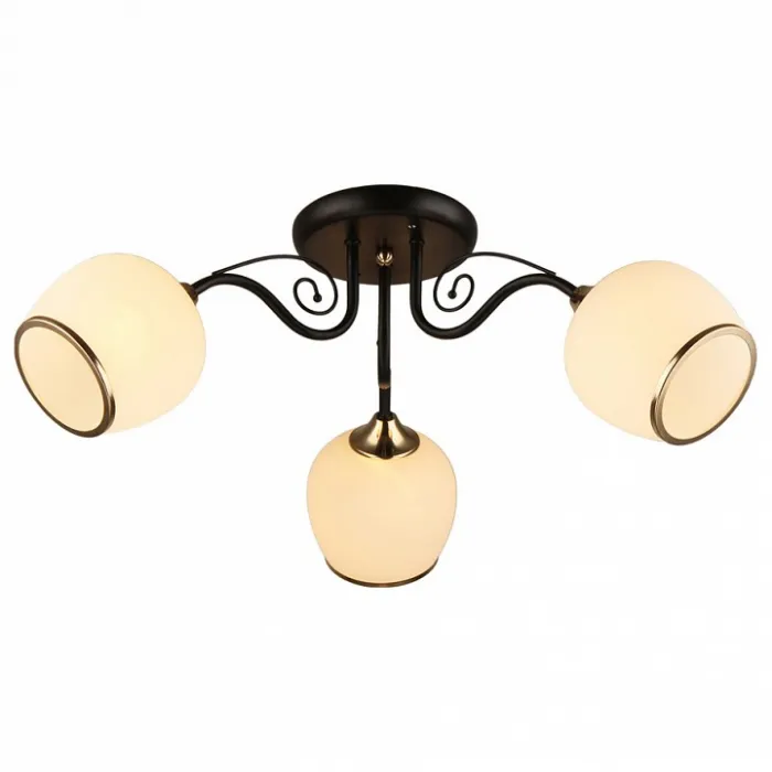 Потолочная люстра Imex 3123 MD.3123-3-S BK Цвет арматуры черный от ImperiumLoft