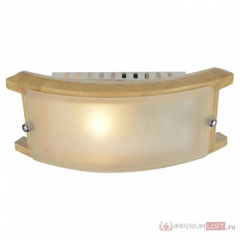 Накладной светильник Arte Lamp Archimede A6460AP-1BR Цвет арматуры коричневый Цвет плафонов белый от ImperiumLoft