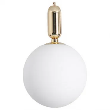 Подвесной светильник Arte Lamp Bolla-Sola A3035SP-1GO Цвет плафонов белый Цвет арматуры золото от ImperiumLoft