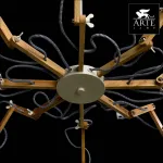 Подвесная люстра Arte Lamp Pinocchio A5700LM-8WH Цвет арматуры белый Цвет плафонов белый от ImperiumLoft