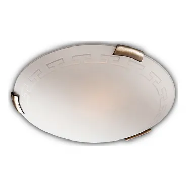 Накладной светильник Sonex Greca 161/K Цвет арматуры бронза Цвет плафонов белый от ImperiumLoft