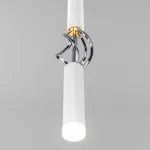 Подвесной светильник Eurosvet Lance 50191/1 LED белый/хром Цвет арматуры белый Цвет плафонов хром от ImperiumLoft