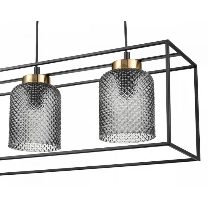 Подвесной светильник Vele Luce Morrison VL5472P03 Цвет арматуры золото Цвет плафонов серый от ImperiumLoft