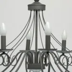 Подвесная люстра DeMarkt City Карбон 697010408 от ImperiumLoft