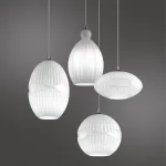 Подвесной светильник Odeon Light Storzo 4775/1 Цвет плафонов белый Цвет арматуры хром от ImperiumLoft