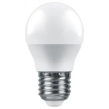 Лампа светодиодная Feron LB-1409 E27 9Вт 6400K 38082 Цвет арматуры никель Цвет плафонов белый