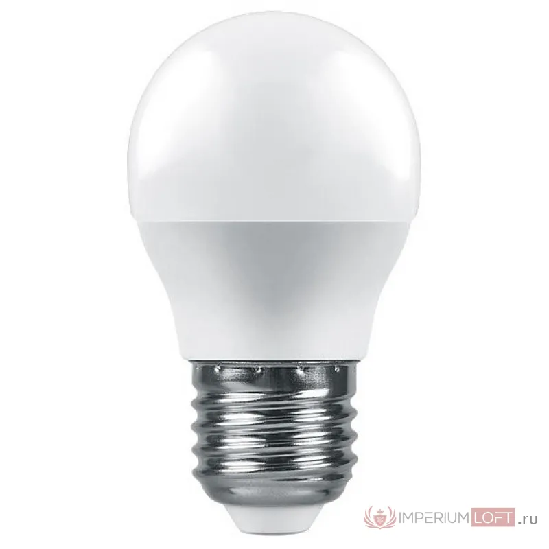 Лампа светодиодная Feron LB-1409 E27 9Вт 6400K 38082 Цвет арматуры никель Цвет плафонов белый от ImperiumLoft
