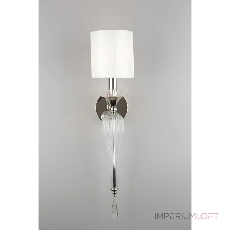 Бра Aployt Kinia APL.708.01.01 Цвет арматуры хром Цвет плафонов белый