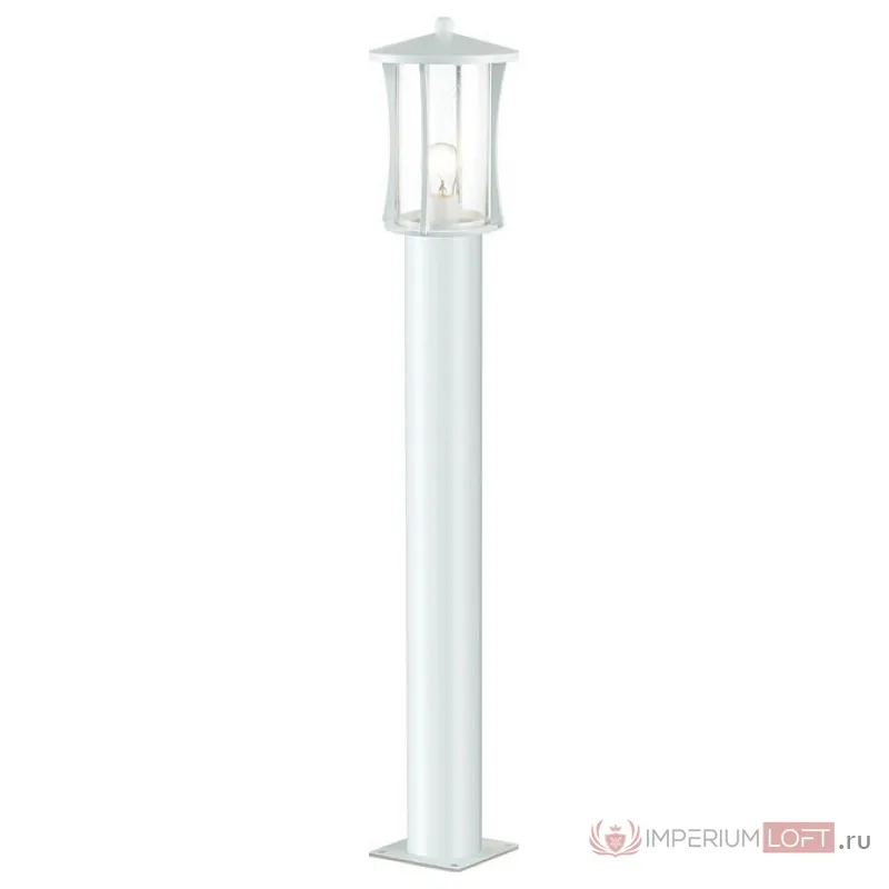 Наземный высокий светильник Odeon Light Galen 4173/1F Цвет арматуры белый Цвет плафонов прозрачный от ImperiumLoft
