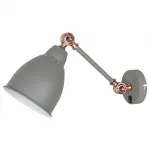 Бра Arte Lamp Braccio A2054AP-1GY Цвет арматуры хром Цвет плафонов хром от ImperiumLoft