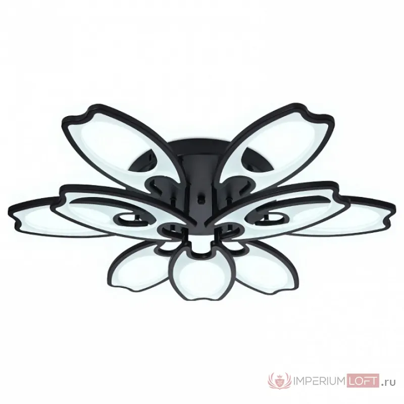 Накладной светильник Ambrella Original 4 FA581/6+3 BK черный 162W 700*640*120 (ПДУ РАДИО 2.4G) Цвет арматуры черный Цвет плафонов черный от ImperiumLoft