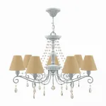 Подвесная люстра Lamp4You Provence 24 E4-07-G-LMP-O-23-CRL-E4-07-CH-UP Цвет плафонов желтый от ImperiumLoft