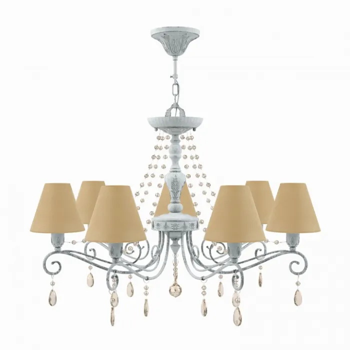 Подвесная люстра Lamp4You Provence 24 E4-07-G-LMP-O-23-CRL-E4-07-CH-UP Цвет плафонов желтый от ImperiumLoft