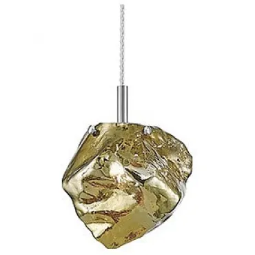 Подвесной светильник Zumaline Rock P0488-01F-F4HF Цвет арматуры хром Цвет плафонов янтарный