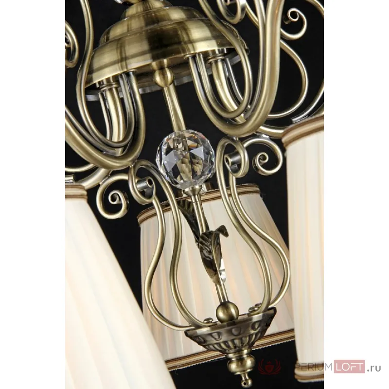 Подвесная люстра Maytoni Vintage ARM420-05-R Цвет арматуры бронза Цвет плафонов белый от ImperiumLoft