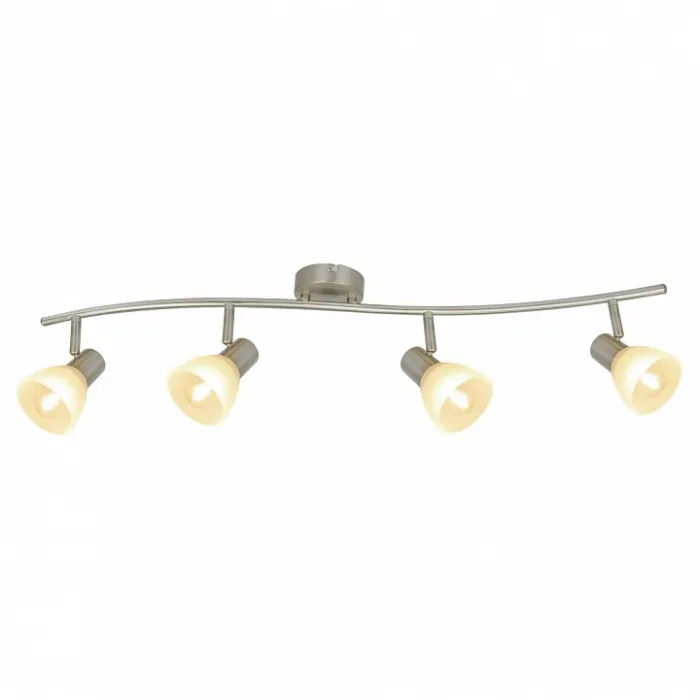 Спот Arte Lamp Parry A5062PL-4SS Цвет арматуры серебро Цвет плафонов белый от ImperiumLoft