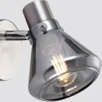 Спот Rivoli Nebbia W1 SN Б0038099 Цвет арматуры никель Цвет плафонов серый
