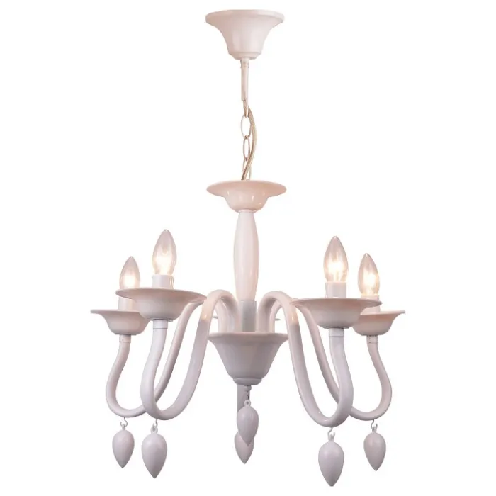 Подвесная люстра TopLight Martina TL7310D-05WH Цвет арматуры белый Цвет плафонов белый от ImperiumLoft