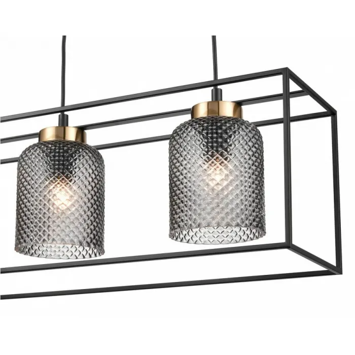 Подвесной светильник Vele Luce Morrison VL5472P03 Цвет арматуры золото Цвет плафонов серый от ImperiumLoft