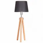 Настольная лампа декоративная TopDecor Stello Stello T1 71 02g Цвет плафонов черный Цвет арматуры коричневый