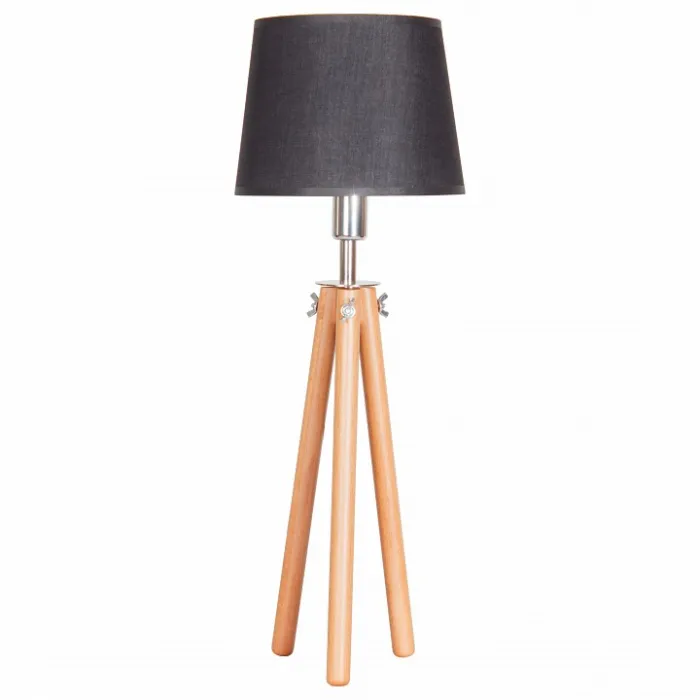 Настольная лампа декоративная TopDecor Stello Stello T1 71 02g Цвет плафонов черный Цвет арматуры коричневый от ImperiumLoft