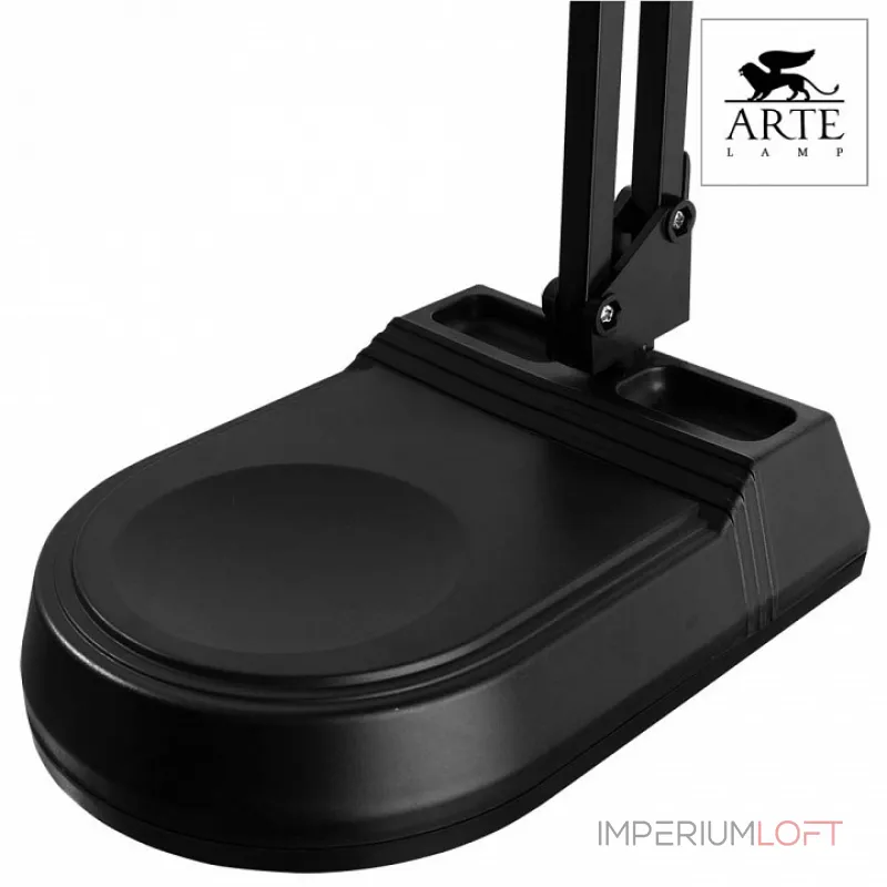 Настольная лампа офисная Arte Lamp Desk A5810LT-1BK Цвет арматуры черный Цвет плафонов черный