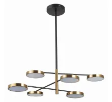 Люстра на штанге ST-Luce Farone SL1605.413.06 Цвет плафонов латунь Цвет арматуры черный