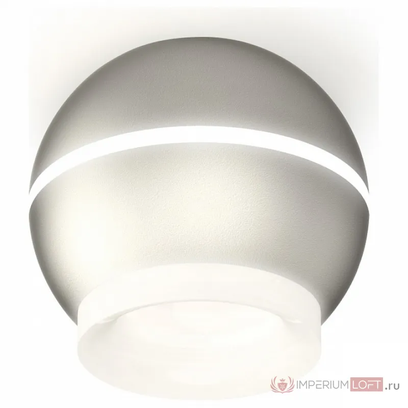 Накладной светильник Ambrella Xs1103 XS1103030 Цвет арматуры серебро Цвет плафонов белый от ImperiumLoft