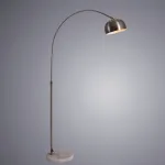 Торшер Arte Lamp Arco A8919PN-1SS Цвет плафонов серебро Цвет арматуры серебро от ImperiumLoft