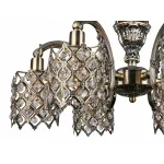 Подвесная люстра Omnilux Agenois OML-39607-06 Цвет арматуры бронза Цвет плафонов бронза от ImperiumLoft