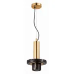 Подвесной светильник ST-Luce Pietra SL1210.403.01 Цвет арматуры золото Цвет плафонов черный от ImperiumLoft
