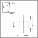 Бра Odeon Light Bazel 4281/2WB Цвет арматуры хром Цвет плафонов хром от ImperiumLoft