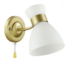 Бра Lumion Wilma 4535/1W Цвет плафонов белый Цвет арматуры латунь