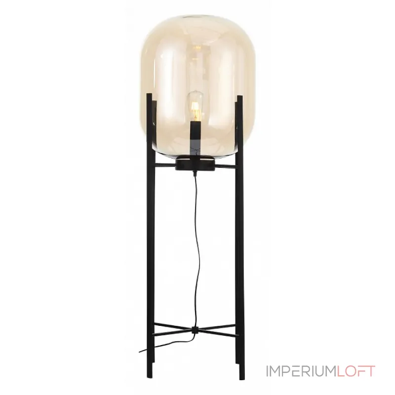 Торшер ST-Luce Burasca SL1050.525.01 Цвет арматуры черный Цвет плафонов коричневый Торшер ST-Luce Burasca SL1050.525.01 Цвет арматуры черный Цвет плафонов коричневый