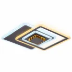 Накладной светильник Ambrella Ice 2 FA262 Цвет арматуры коричневый Цвет плафонов янтарный
