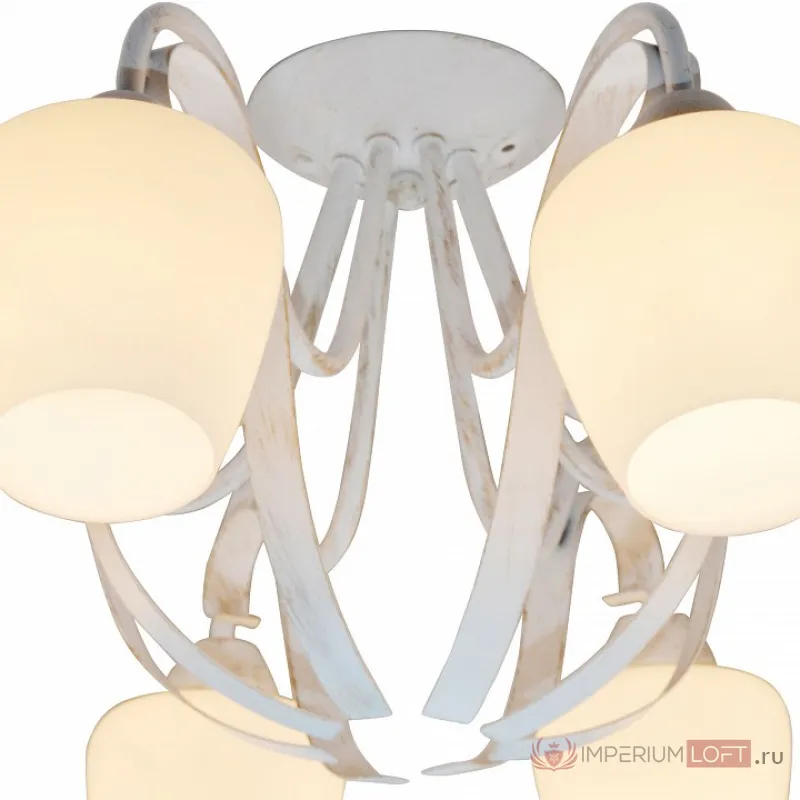 Потолочная люстра TopLight Abegail TL1133-8D Цвет арматуры золото Цвет плафонов белый от ImperiumLoft