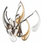 Бра Lightstar Manica 794634 Цвет арматуры хром Цвет плафонов янтарный от ImperiumLoft