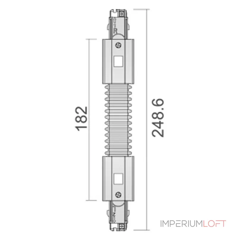 Соединитель гибкий для треков Deko-Light D Line 710039
