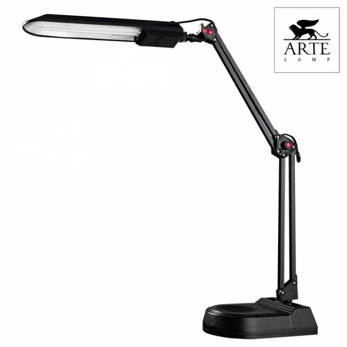 Настольная лампа офисная Arte Lamp Desk A5810LT-1BK Цвет арматуры черный Цвет плафонов черный от ImperiumLoft