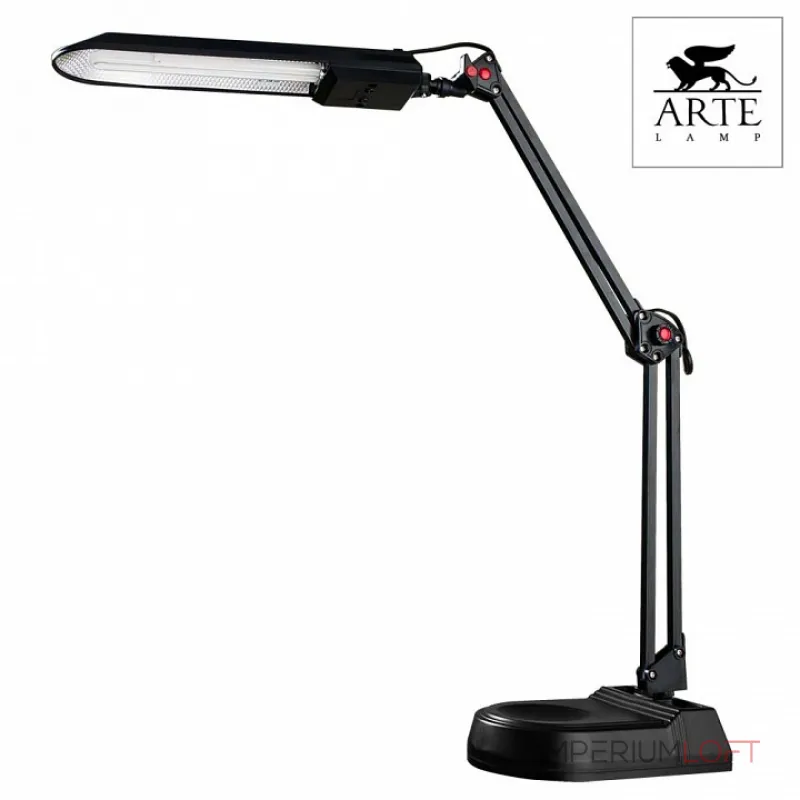 Настольная лампа офисная Arte Lamp Desk A5810LT-1BK Цвет арматуры черный Цвет плафонов черный