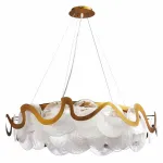 Подвесная люстра Stilfort Sweet 2130/03/10P Цвет плафонов прозрачный Цвет арматуры золото