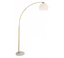 Торшер Arte Lamp Paolo A5822PN-1PB Цвет арматуры Коричневый Цвет плафонов Белый