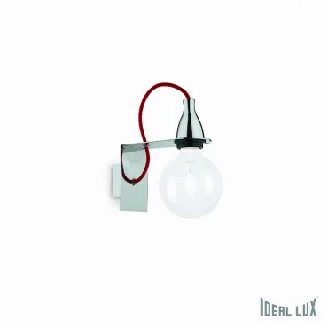 Бра Ideal Lux Minimal MINIMAL AP1 CROMO Цвет арматуры хром Цвет плафонов прозрачный