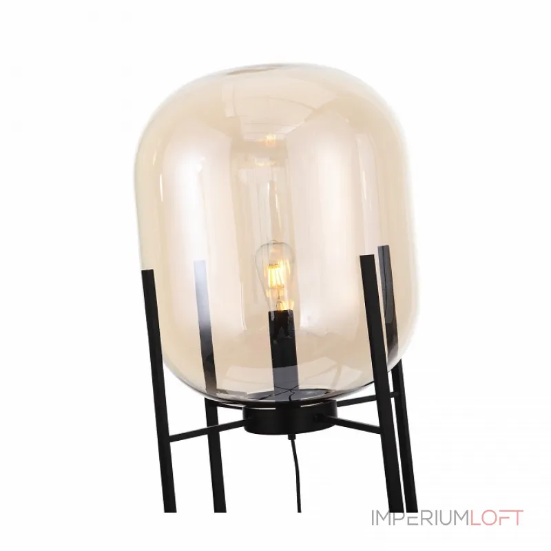Торшер ST-Luce Burasca SL1050.525.01 Цвет арматуры черный Цвет плафонов коричневый Торшер ST-Luce Burasca SL1050.525.01 Цвет арматуры черный Цвет плафонов коричневый