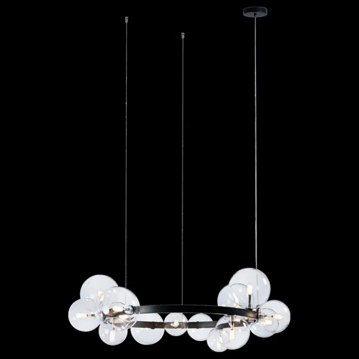 Подвесной светильник Loft it Molecule 10023/850 Цвет арматуры черный Цвет плафонов прозрачный от ImperiumLoft